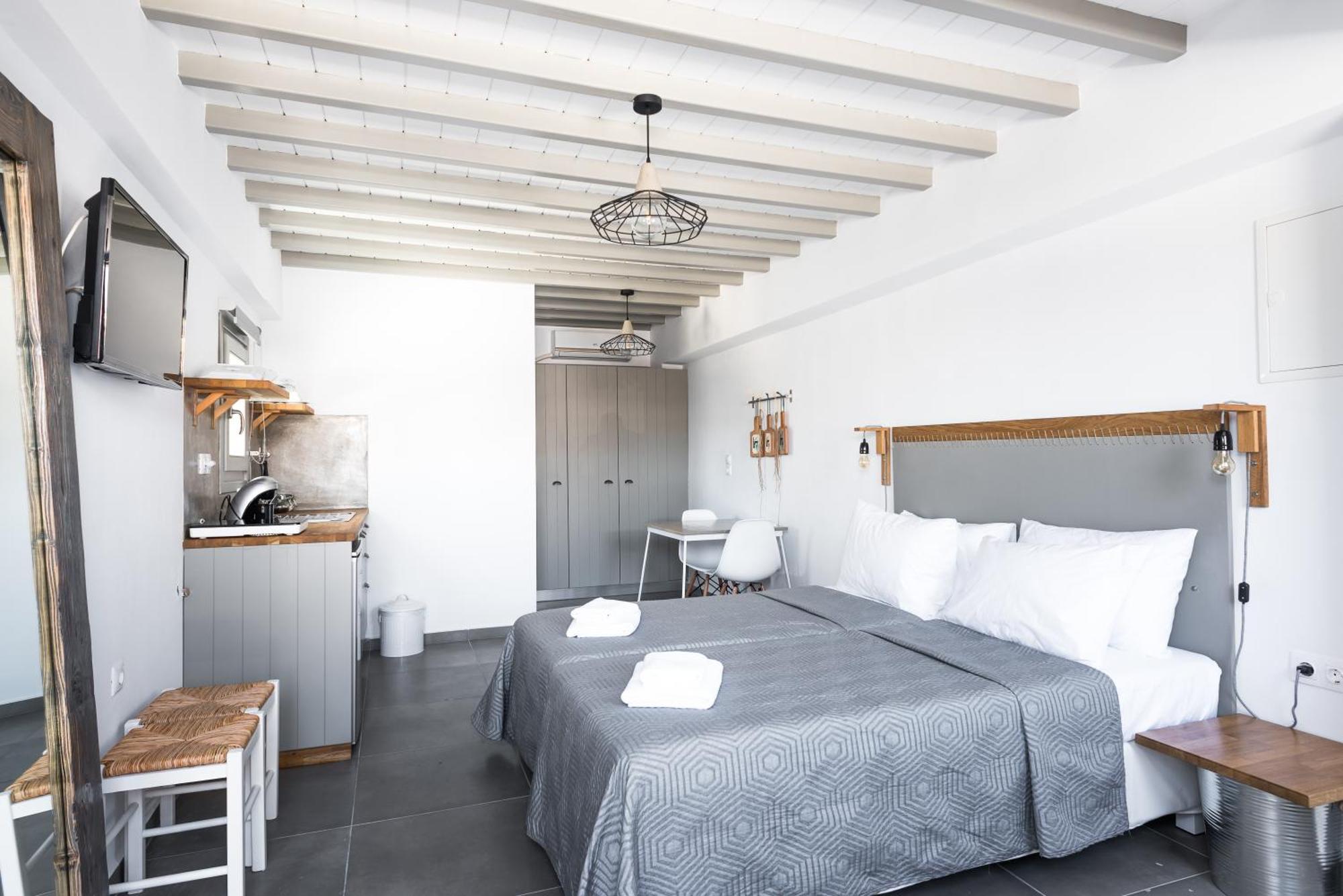 White And Grey Apartment Mykonos Town Luaran gambar