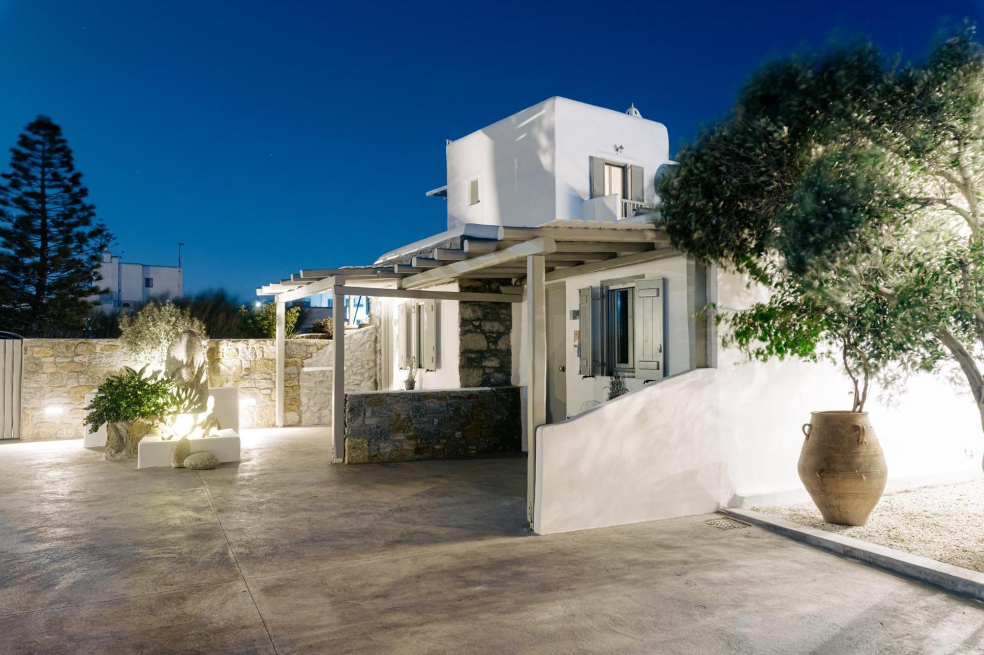 White And Grey Apartment Mykonos Town Luaran gambar